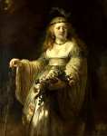 Rembrandt - Saskia van Uylenburgh in Arcadian Costume